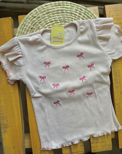 Remera de morley moños