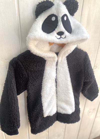 Campera panda peluche 