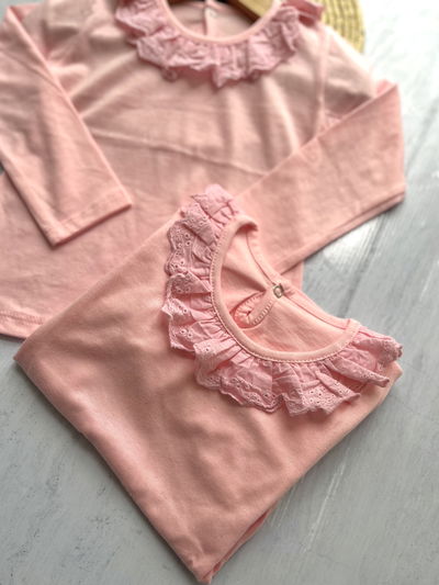 Remera manga larga brodery