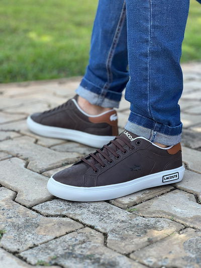 Lacoste Court Marron Oscuro