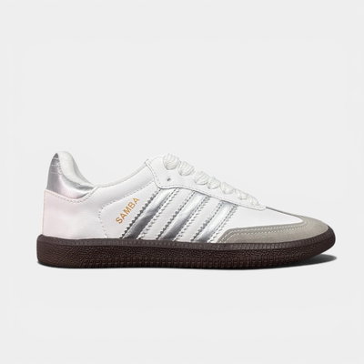 Adidas Samba Blanco/Plateado