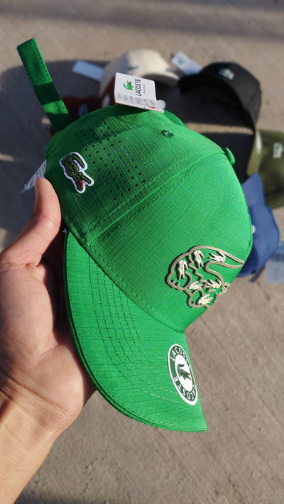 GORRA LACOSTE VERDE 