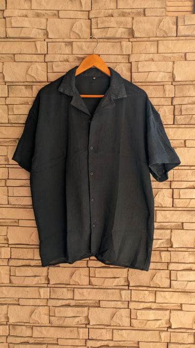 Camisa crochet oversize 