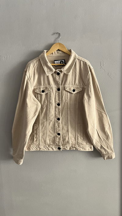 CAMISACO BEIGE GABARDINA 