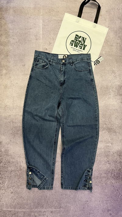 BAGGY AZUL BOTONES 