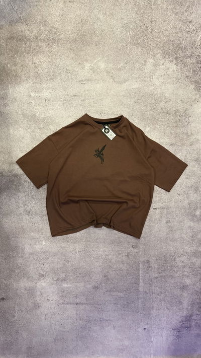 REMERA BOXY FIT HORIZONS CHOCOLATE 