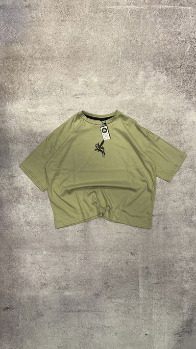 REMERA BOXY FIT HORIZONS VERDE   