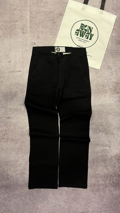 PANTALON CHINO GABARDINA NEGRO 