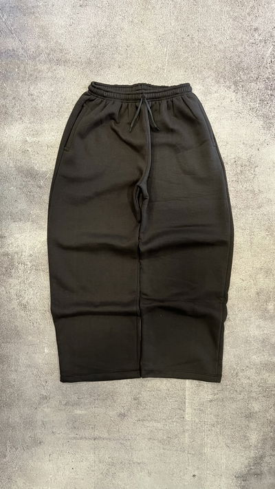 JOGGINS BAGGY LISO CON CORDON GRIS TOPO
