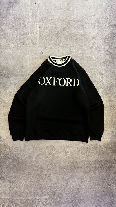 BUZO OVERSIZE OXFORD CUELLO REDONDO