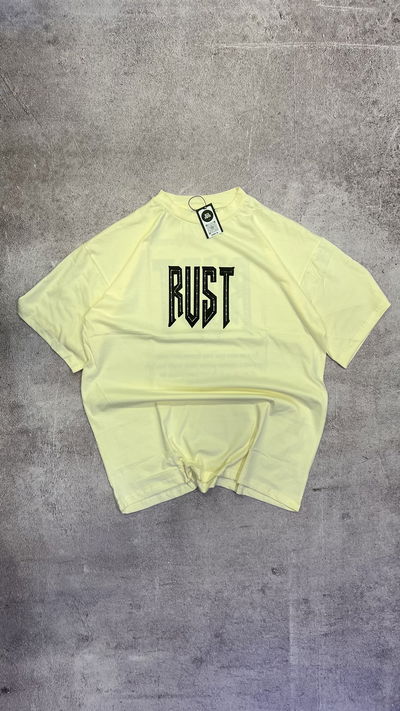 REMERA OVERSIZE RUST CREMA