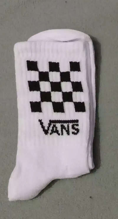 Vans Blanca Cuadritos Negro 