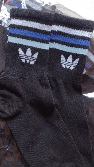 Adidas Líneas Azul Negro T