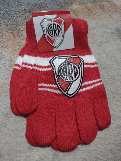 Guantes River Rojo Clarito Niños 