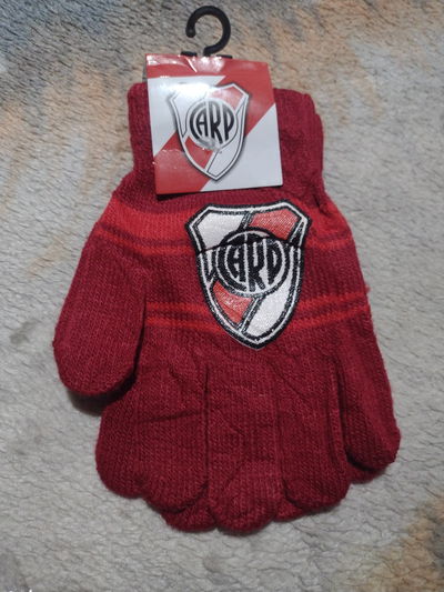 Guantes River Rojo Oscuro Niños 