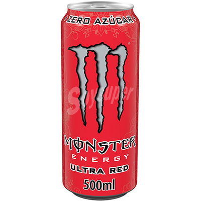 MONSTER ULTRA WATE 473X6 (ROJO)