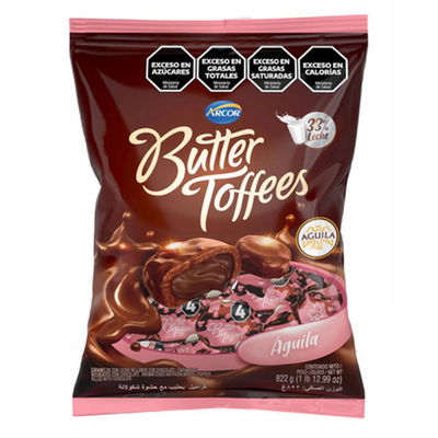 BUTTER TOFFEES X 825G AGUILA