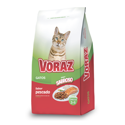 VORAZ GATO X 10 KG.