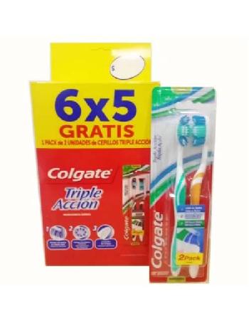 CEPILLO DENTAL COLGATE TRIPLE ACCION X2 (6*5)