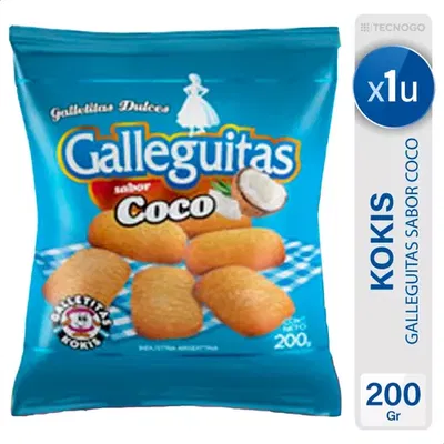 GALLEGUITAS COCO X 200GRS X 3UNID