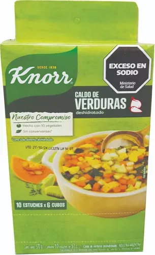 CALDO VERDURA 10X6U