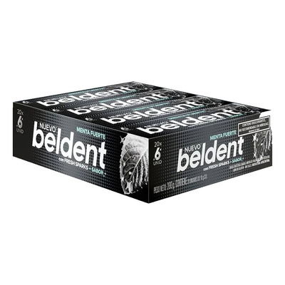 BELDENT X 20UNID MENTA FUERTE negro