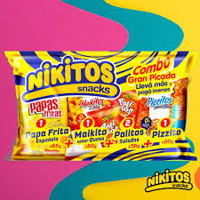 COMBO SNACK NIKITOS X 3 X 5UNI.