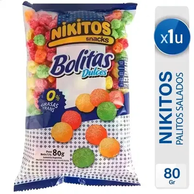 BOLITAS DULCES X 6 X 80 GRS