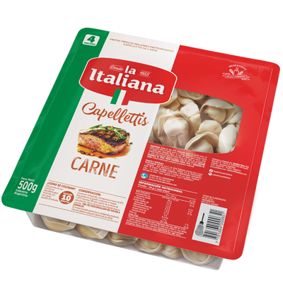 CAPELLETIS CARNE 500 G "La Italiana"