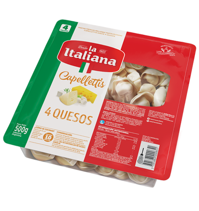 CAPELLETIS 4 QUESOS 500 GRS "La Italiana"	
