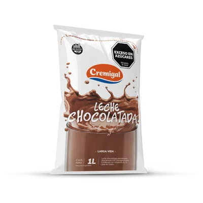 LECHE SACHET CHOCOLATADA 1L CREMIGAL	