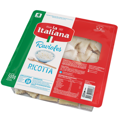 RAVIOLES RICOTA X 500 "La Italiana