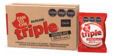 ALFAJOR FANTOCHE X 6U NEG