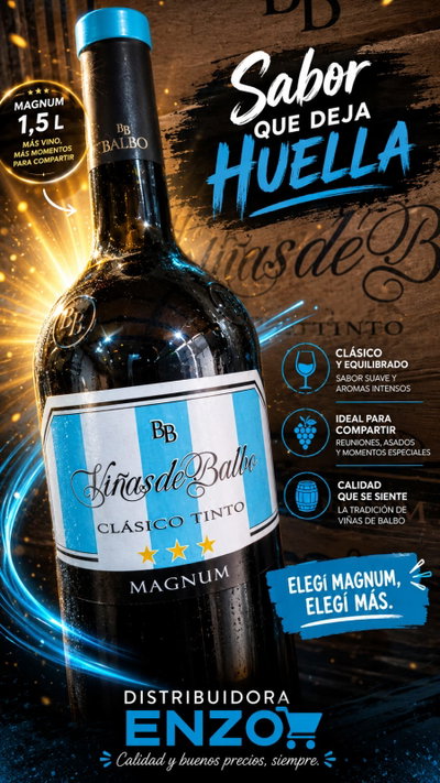 VINO BOTELLON VIÑAS DE BALBO X 6 TTO