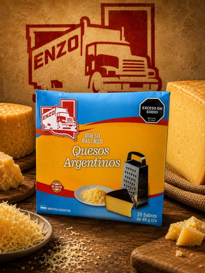 QUESO RALLADO X 20U X 40 G  