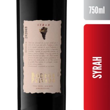 VINO 3/4 BODEGA PRIVADA SYRA x 6