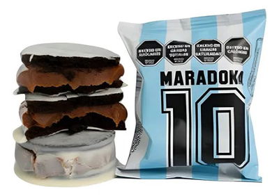 ALFAJOR MARADONA BLANCO X 12 U