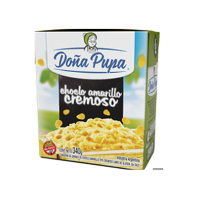 CHOCLO AMARIL0 CREMOSO X 6 DOÑA PUPA (1043)