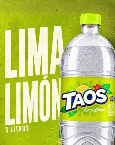 GASEOSA TAOS LIMA LIMON  6*3L