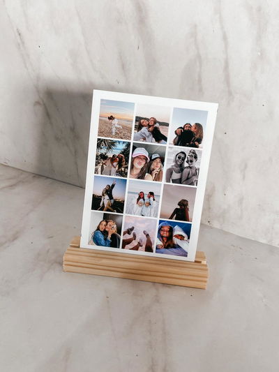 Base de Madera con Foto 