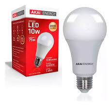 LAMPARA BULBO AKAI 10W luz fria (B100)