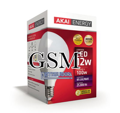 Lampara Led Globo Akai Energy 12W
