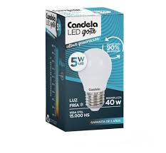 Lampara gota led 5W luz fria Candela 