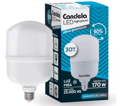 Lampara hi-power Galponera 30W candela 
