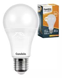 10 Lamparas led  7W luz calida Candela