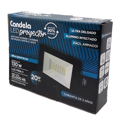 REFLECTOR LED 20W CANDELA FRIO (B20)