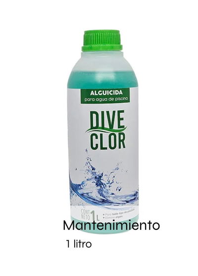 ALGUICIDA PISCINA DIVE-CLOR LIQUIDO X 1 LITRO (B12)