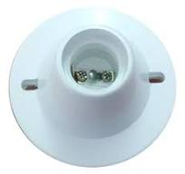 RECEPTACULO FLORON CHATO BLANCO PVC (B70)