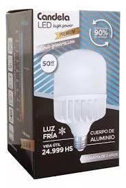 Lampara Hi PowerPremium Aluminio 50w (B20)         