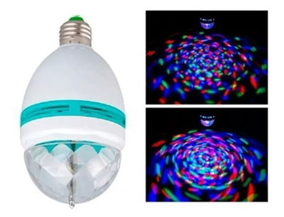 Lampara Led Giratoria Rgb Foco Colores Luz Led Gsm distribuidora